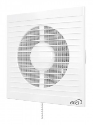 Вентилятор накладной E D125 сетка обратный клапан тяговый выключатель ERA